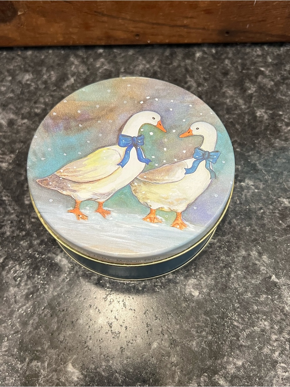 VTG JSNY Winter Geese Coaster Set